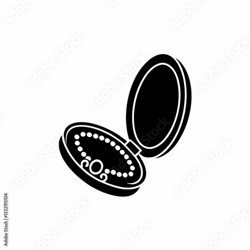 creative details Locket Icon vector illustration 