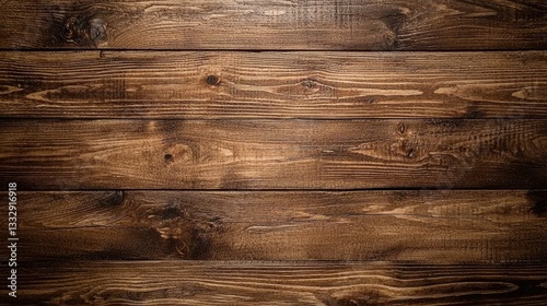 Obraz na płótnie Natural texture of brown wooden planks displayed in an overhead shot. w salonie
