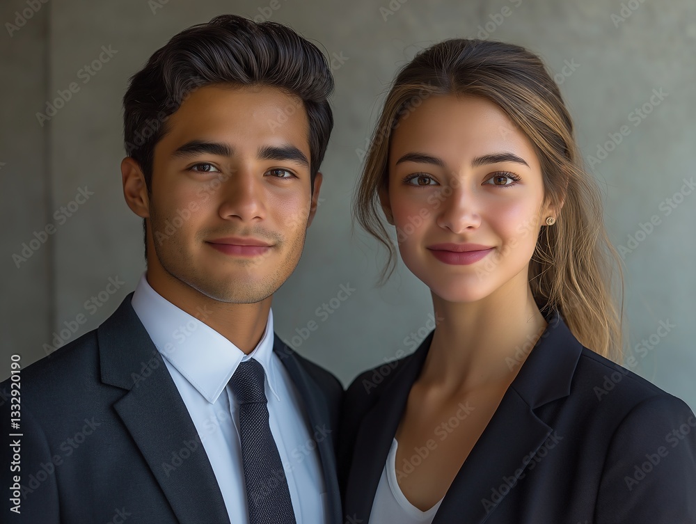 Dynamic Professional Duo: Inspiring Teamwork Synergy in a Modern Office Setting Dynamic Professional Duo: Inspiring Teamwork Synergy in a Modern Office Setting