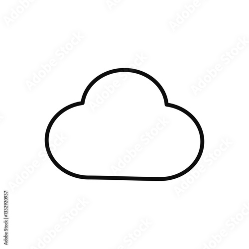 Cloud computing icon. Web icon cloud. Cloud icon. Cloud vector. Data icon. Server icon.