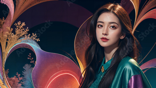 a girl in fantasy