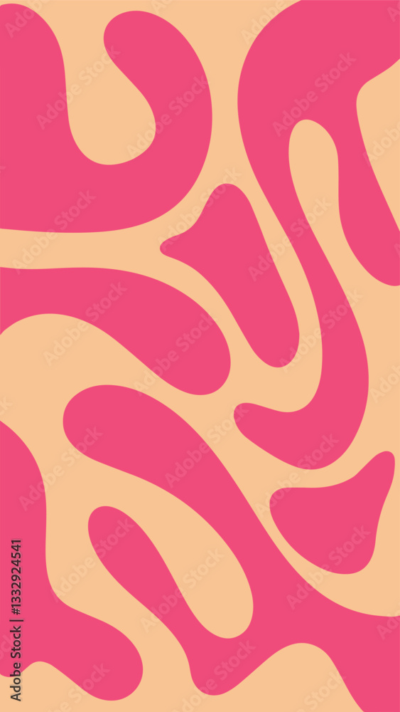 vertical bright abstract background in acid disco retro style, vibrant pink and beige waves vertical bright abstract background in acid disco retro style, vibrant pink and beige waves