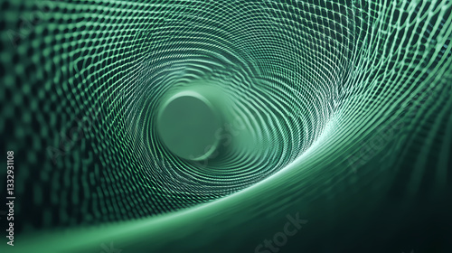 Infinite fractal pattern symbolizing exponential growth, computational power, mathematical beauty. Fractal Growth. Illustration