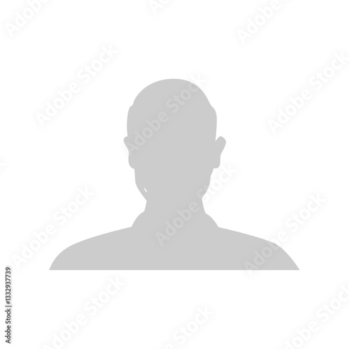 Vector flat illustration. Human icon. Avatar, user profile, human icon, profile picture. Suitable for social media profiles, icons, splash screens and as a template. Business concept.