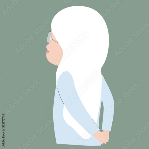 muslim woman faceless