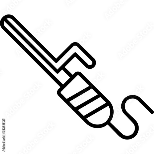 Curling Iron Icon