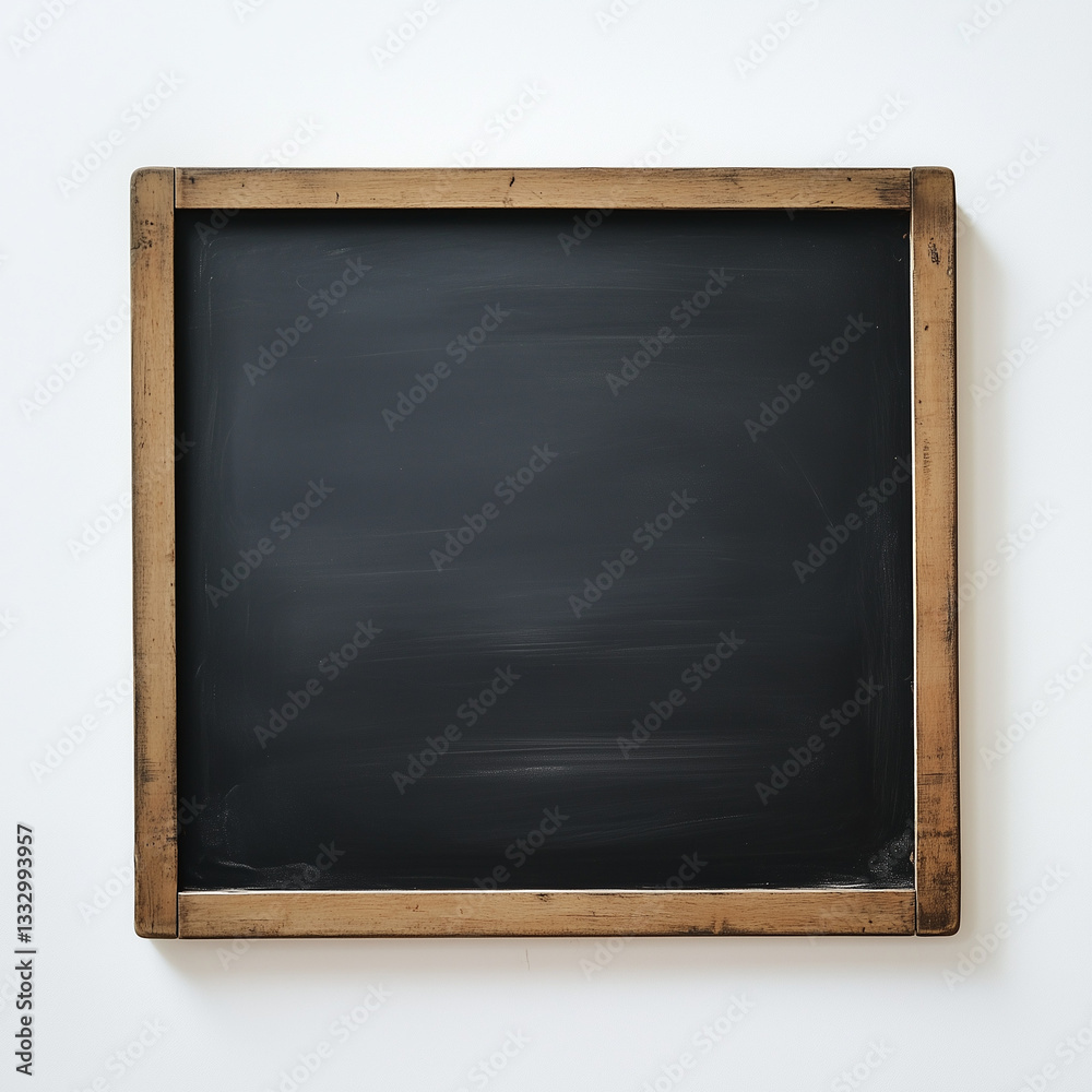Clean minimalist white blackboard offering a blank canvas perfectly ideal for creative educational concepts today Clean minimalist white blackboard offering a blank canvas perfectly ideal for creative educational concepts today