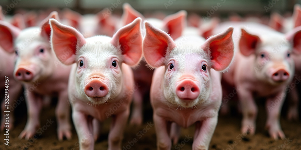 pigs in a farm pigs in a farm