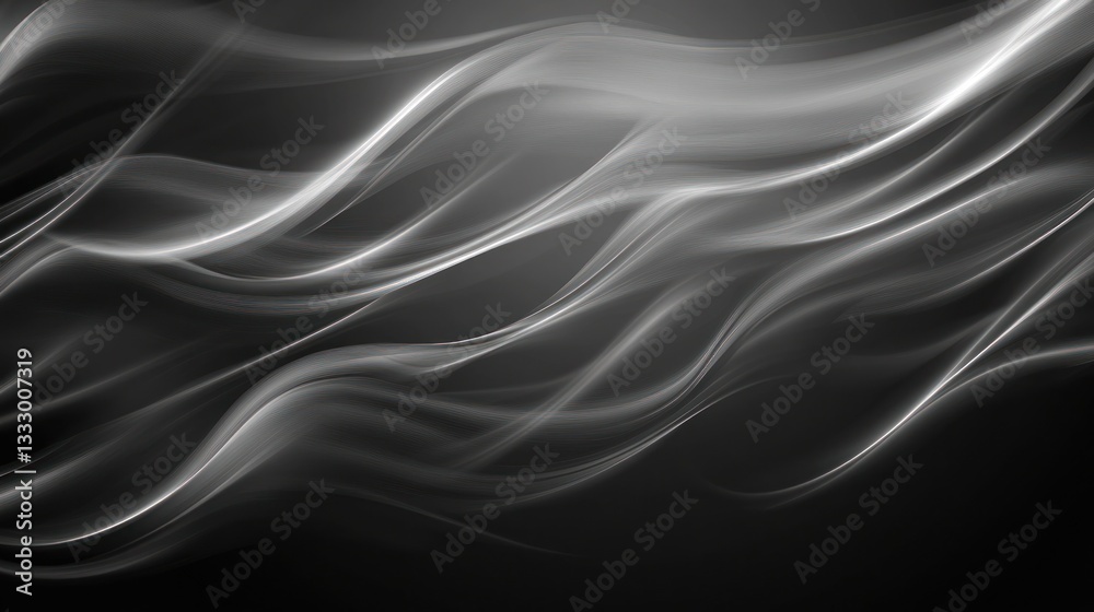 Abstract Flowing Lines on Dark Background (1) Abstract Flowing Lines on Dark Background (1)