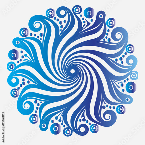  Waves, swirl, twirl pattern art