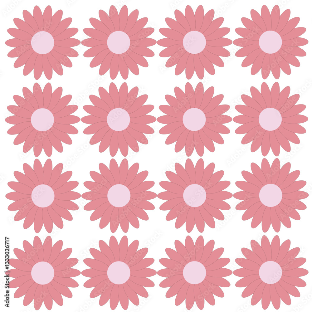 Vector pattern with red flowers on a white background
Vector floral pattern Vector pattern with red flowers on a white background
Vector floral pattern