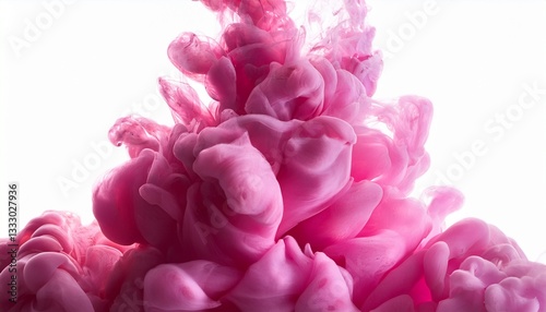 ink in water pink smoke texture background
