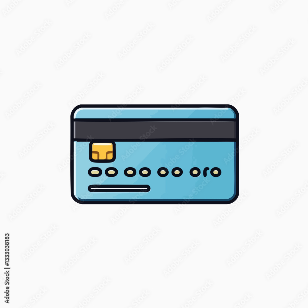 Credit Card Icon Design Illustration. Vector image Credit Card Icon Design Illustration. Vector image