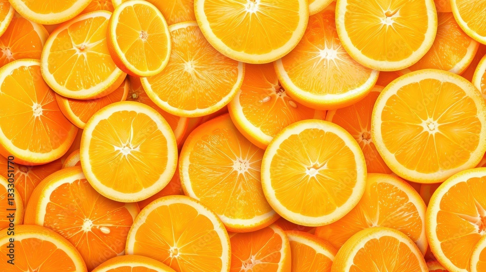 Vibrant sliced oranges create a fresh and zesty backdrop, showcasing juicy fruit in a topdown view. Perfect for summer vibes Vibrant sliced oranges create a fresh and zesty backdrop, showcasing juicy fruit in a topdown view. Perfect for summer vibes
