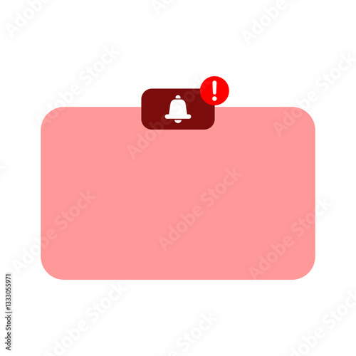 Red Notification pop up box
