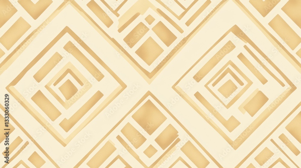 Beige Geometric Pattern Design (1) Beige Geometric Pattern Design (1)