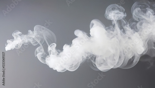 Wallpaper Mural Faint wisps of white smoke texture for subtle overlays and delicate backgrounds Torontodigital.ca