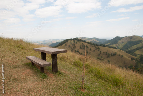 Panorama da Serra da Mantiqueira, Brasil