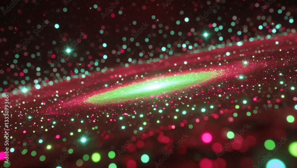 Fototapeta premium Infinite Starfield – Cosmic Lightscape