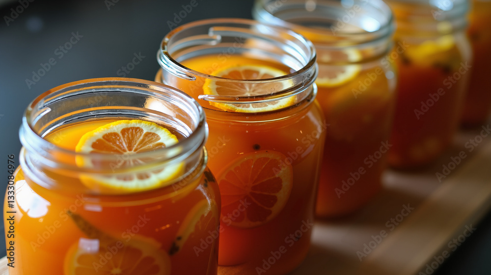 artisanal pickling process close-up