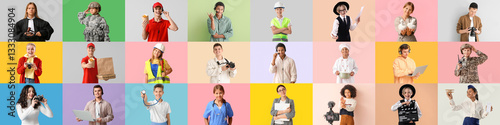 Collection of teenagers of ...