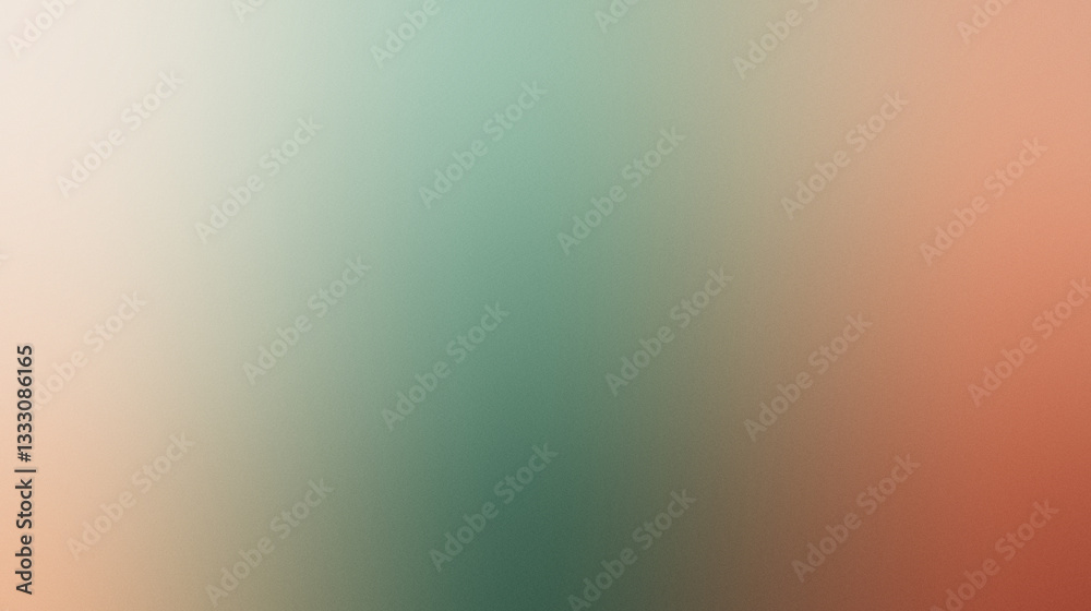 Soft blurred abstract background, gradient colors of green and coral, smooth texture, perfect for website headers, marketing materials, and digital design.
