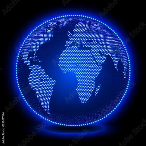 Global Network for Digital Earth, Blue Glow.
