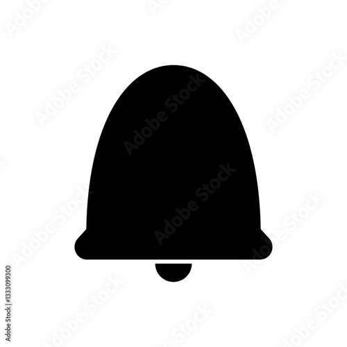 Notification icon. Bell icon. Vector bell. Alert icon.