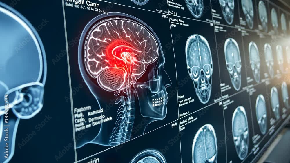 Exploring brain scans for neurological research and analysis