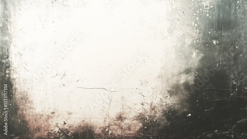 Wallpaper Mural top view on old worn vintage polaroid photo with scratches, texture background	 Torontodigital.ca