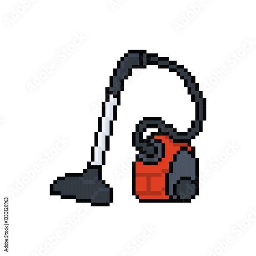 vacuum cleaner icon pixel art