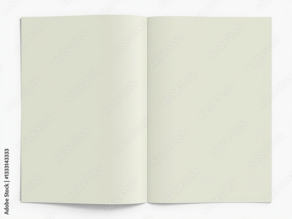Blank Booklet Poster Mockup for Design Inspiration Blank Booklet Poster Mockup for Design Inspiration