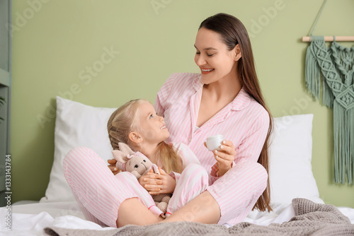 Cute little happy girl and ...