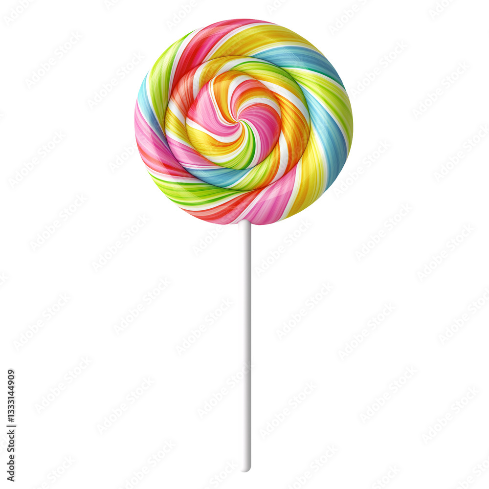 Colorful Spiral Lollipop Candy: Playful Whimsical Sweet Treats for a Fun Childhood Celebration Food Photography Colorful Spiral Lollipop Candy: Playful Whimsical Sweet Treats for a Fun Childhood Celebration Food Photography