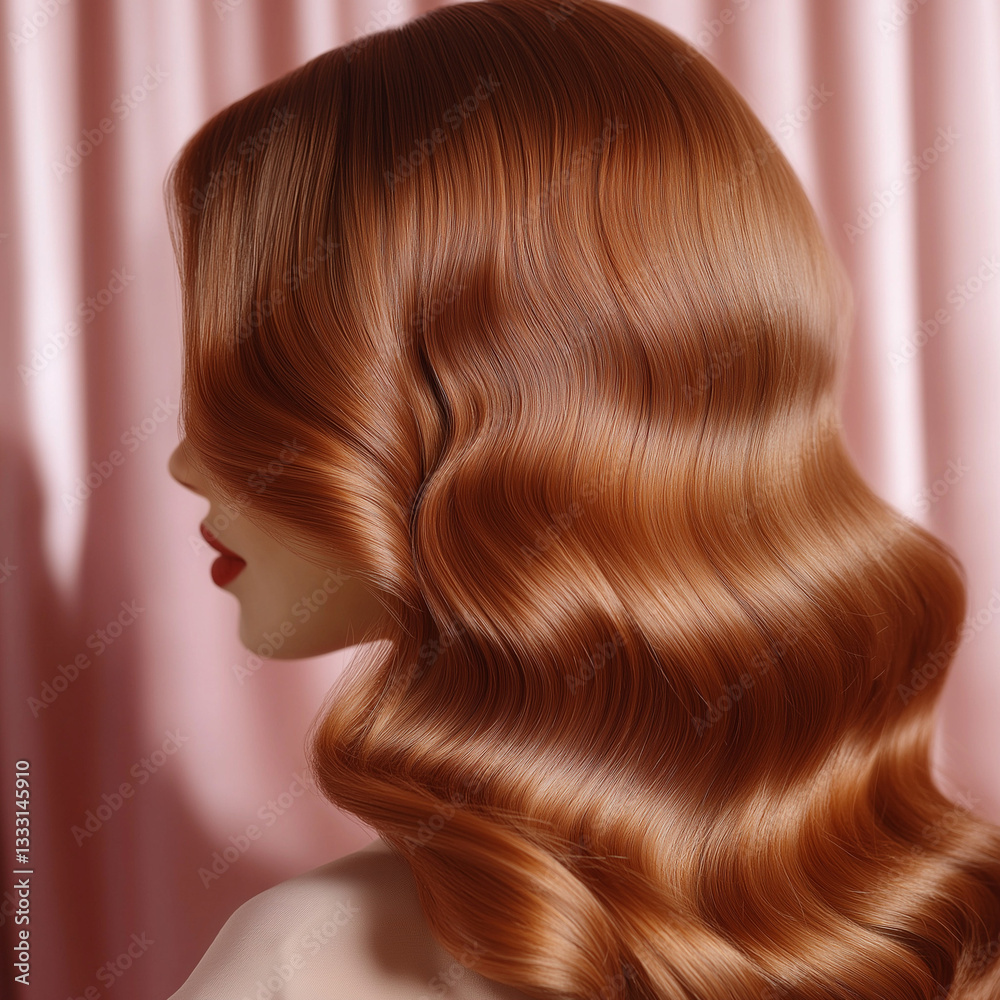 Fototapeta premium woman long hair style