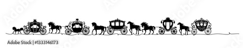 cinderella carriage silhouette