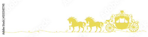 cinderella carriage silhouette