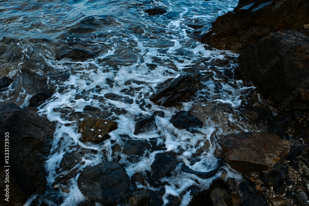Fototapeta premium Hong Kong University of Science and Technology, sea view coastal landscape