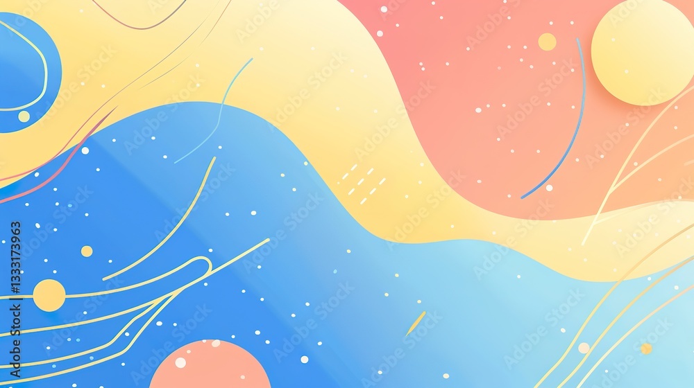 Fototapeta premium Gradient_background_geometric_background_minimalist_
