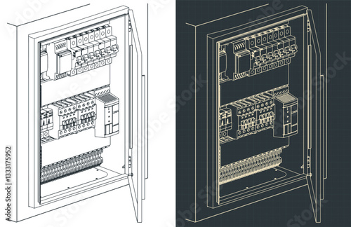 Electrical panel board drawings