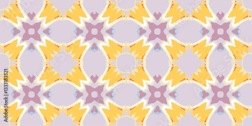 Repeating geometric pattern with abstract motifs. Suitable for wallpaper, fabric print, wrapping paper, scrapbooking, card making, invitations, digital backgrounds, social media graphics, website.