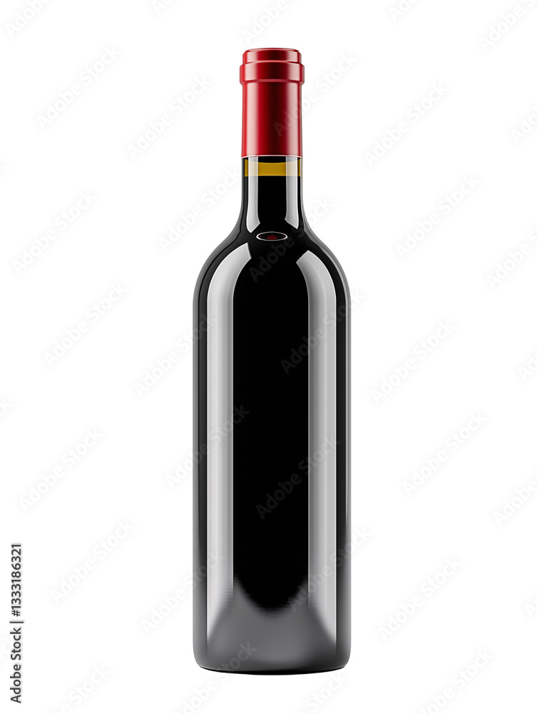Premium Red Wine Bottle - Elegant Glass Container for Gourmet Dining and Sophisticated Celebration Premium Red Wine Bottle - Elegant Glass Container for Gourmet Dining and Sophisticated Celebration