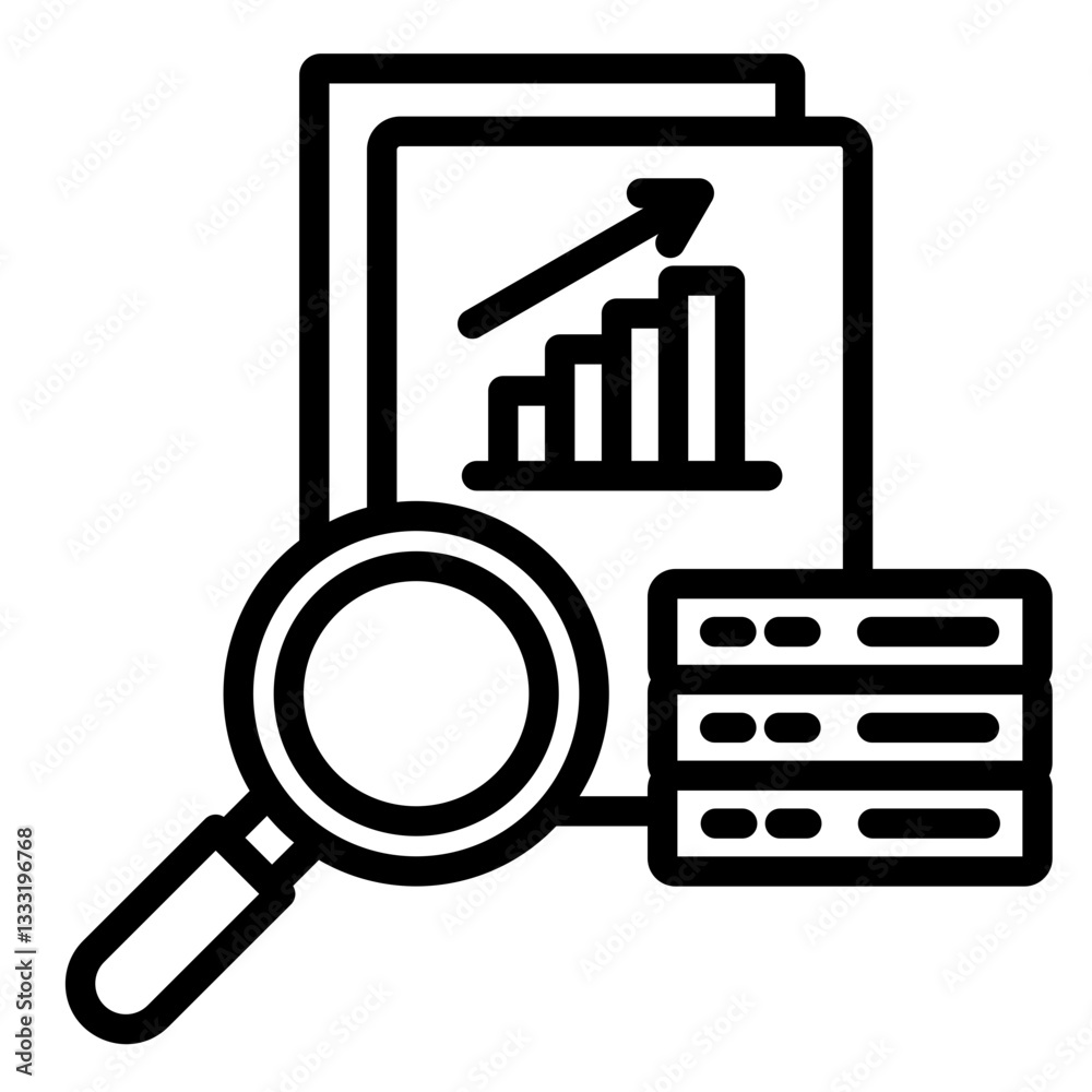 Big Data Visualization Icon Element For Design Big Data Visualization Icon Element For Design
