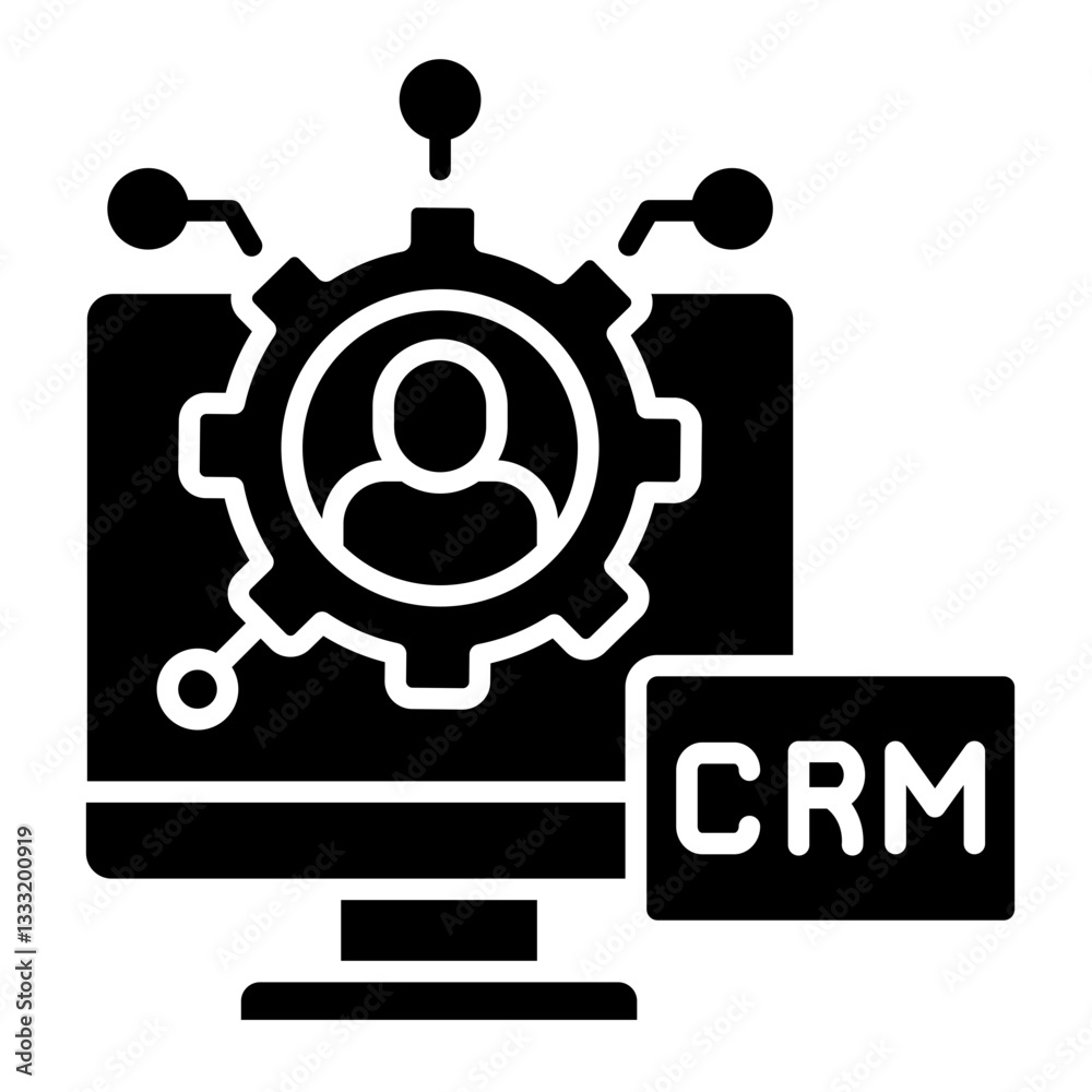 Crm System Integration Icon Element For Design Crm System Integration Icon Element For Design