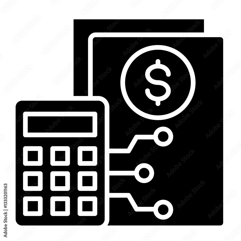 Smart Budgeting Tools Icon Element For Design Smart Budgeting Tools Icon Element For Design