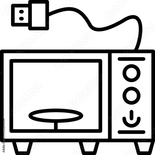 Microwave Oven Icon