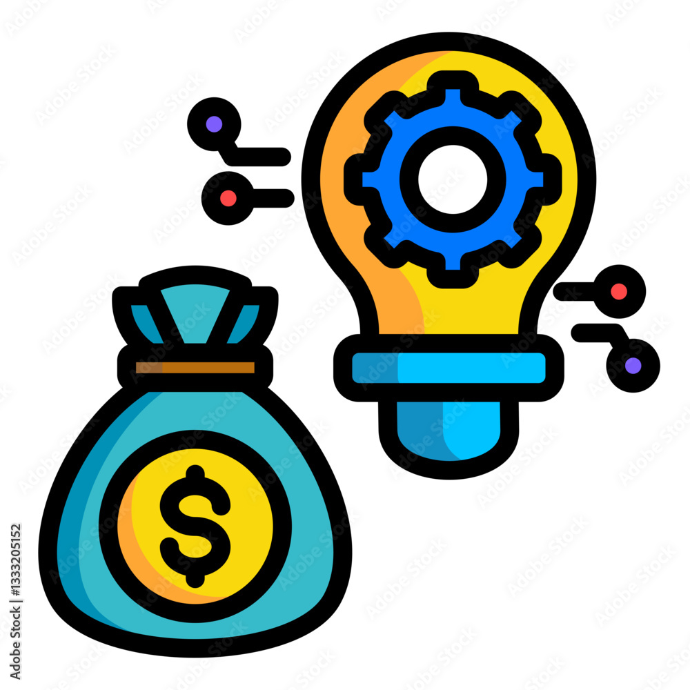 Smart Financial Management Icon Element For Design Smart Financial Management Icon Element For Design