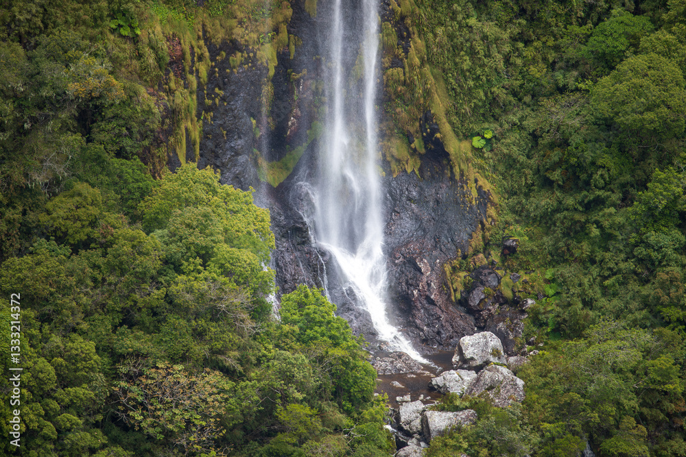 Fototapeta premium stunning waterfall in the forest