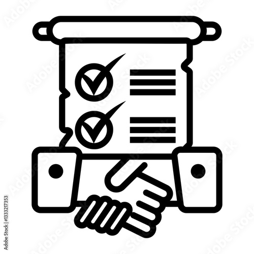 closure Line Icon