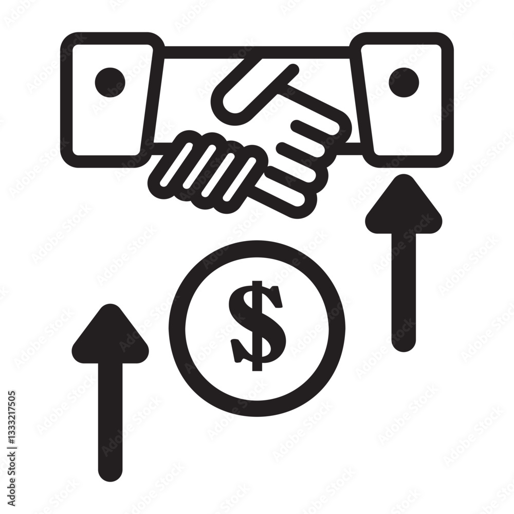 acquisition Line Icon